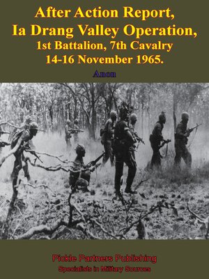 cover image of After Action Report, Ia Drang Valley Operation, 1st Battalion, 7th Cavalry